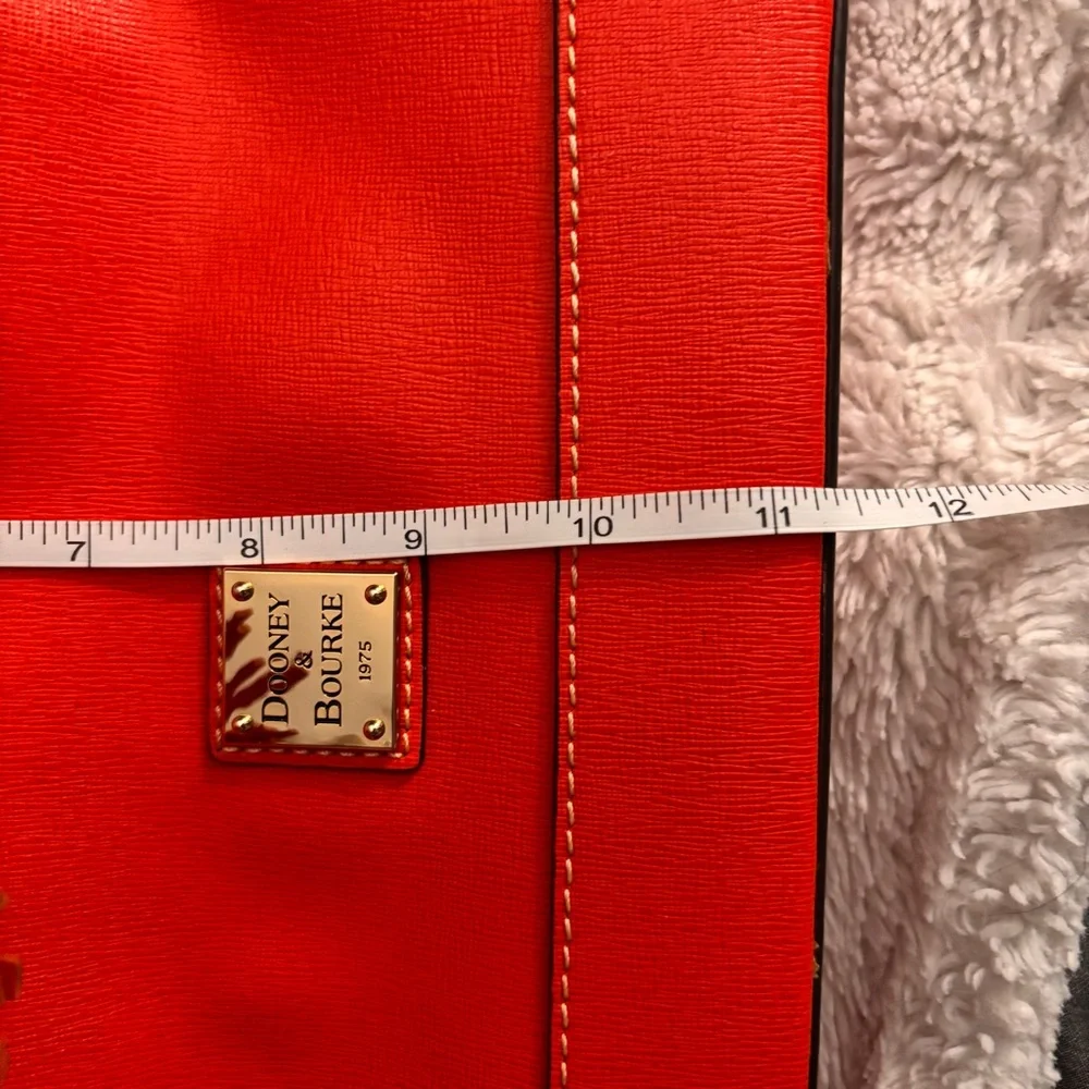 Dooney & Bourke Saffiano Kendall Crossbody Fall Tomato Bag Purse NEW - Picture 15 of 16